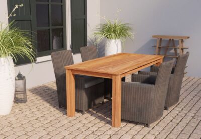 Tuintafel Maia Teak 400cm x 100cm