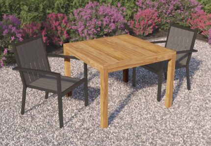 Tuintafel Agena Teak 100cm x 100cm
