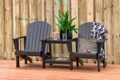 Loungestoel duo Cursa Hardhout