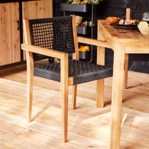 Tuinstoel Wega Teak (set van 2 stoelen)