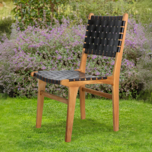 Tuinstoel Sarin Teak (set van 2 stoelen)