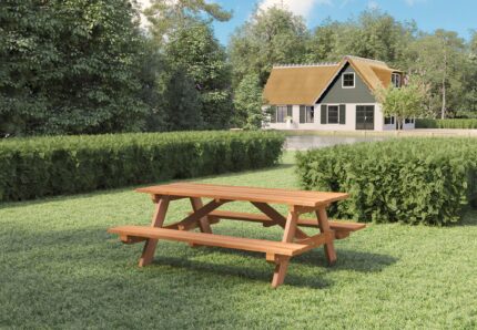 Picknicktafel hardhout 200cm x 160cm